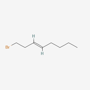 molecular formula C8H15Br B13964362 3-Octene, 1-bromo-, (3E)- CAS No. 53155-10-5