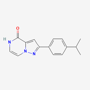 2-(4-isopropylphenyl)pyrazolo[1,5-a]pyrazin-4(5H)-one