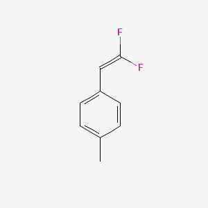 molecular formula C9H8F2 B13964526 1-(2,2-Difluoroethenyl)-4-methylbenzene CAS No. 28321-07-5