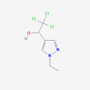 2,2,2-Trichloro-1-(1-ethyl-1H-pyrazol-4-yl)ethanol