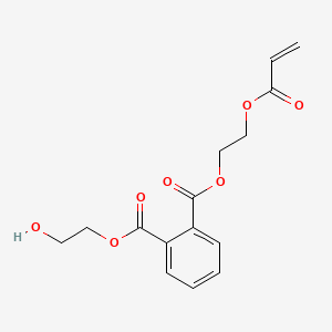 molecular formula C15H16O7 B13964555 2-Acryloyloxyethyl 2-hydroxyethyl phthalate CAS No. 38056-88-1