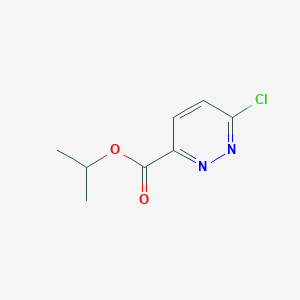 molecular formula C8H9ClN2O2 B1396465 6-氯吡哒嗪-3-羧酸异丙酯 CAS No. 321946-09-2