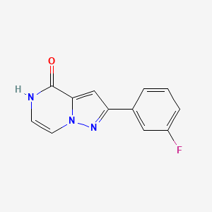 2-(3-fluorophenyl)pyrazolo[1,5-a]pyrazin-4(5H)-one
