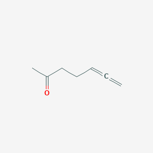 molecular formula C7H10O B13964773 Hepta-5,6-dien-2-one CAS No. 20449-20-1