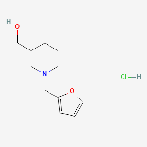 [1-(2-Furylmethyl)piperidin-3-yl]methanol hydrochloride