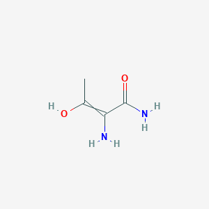 molecular formula C4H8N2O2 B13964965 2-Amino-3-hydroxybut-2-enamide CAS No. 99939-19-2