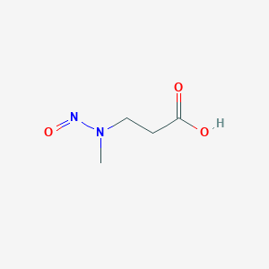 molecular formula C4H8N2O3 B013965 3-(N-Nitroso-N-methylamino)propionic acid CAS No. 10478-42-9