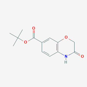 tert-butyl 3,4-dihydro-3-oxo-2H-benzo[b][1,4]oxazine-7-carboxylate