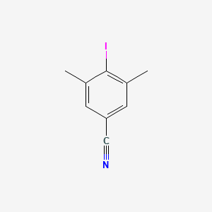 molecular formula C9H8IN B1396503 4-Iodo-3,5-dimethylbenzonitrile CAS No. 1227311-09-2