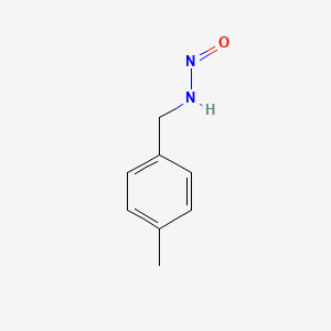 molecular formula C8H10N2O B13965053 N-[(4-Methylphenyl)methyl]nitrous amide CAS No. 775554-97-7