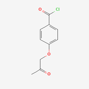 molecular formula C10H9ClO3 B13965079 4-(2-Oxopropoxy)benzoyl chloride CAS No. 500869-20-5