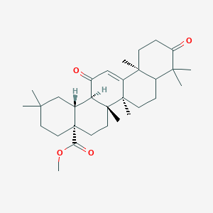 methyl (4aS,6aR,6bS,12aS,14aR,14bR)-2,2,6a,6b,9,9,12a-heptamethyl-10,14-dioxo-1,3,4,5,6,7,8,8a,11,12,14a,14b-dodecahydropicene-4a-carboxylate