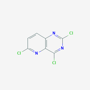 molecular formula C7H2Cl3N3 B1396530 2,4,6-Trichloropyrido[3,2-d]pyrimidine CAS No. 1036738-12-1