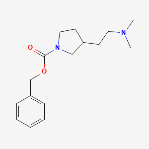 molecular formula C16H24N2O2 B13965310 Benzyl 3-(2-(dimethylamino)ethyl)pyrrolidine-1-carboxylate 