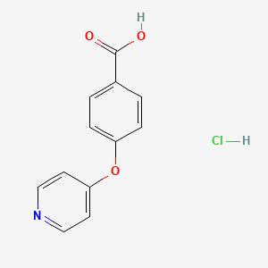 4-(Pyridin-4-yloxy)benzoic acid hydrochloride