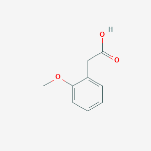 B139654 2-Methoxyphenylacetic acid CAS No. 93-25-4