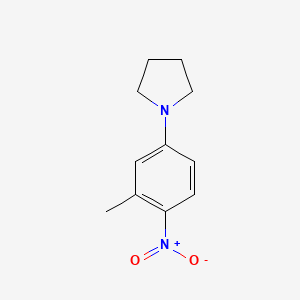 1-(3-Methyl-4-nitrophenyl)pyrrolidine
