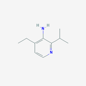 molecular formula C10H16N2 B13965414 4-Ethyl-2-isopropylpyridin-3-amine 