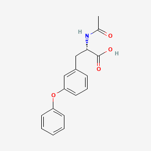 (2S)-2-acetamido-3-(3-phenoxyphenyl)propanoic acid
