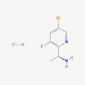 (R)-1-(5-Bromo-3-fluoropyridin-2-yl)ethan-1-amine hydrochloride