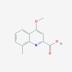 4-Methoxy-8-methylquinoline-2-carboxylic acid