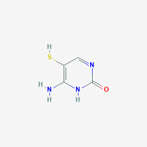 molecular formula C4H5N3OS B13965544 5-Mercaptocytosine CAS No. 31458-48-7