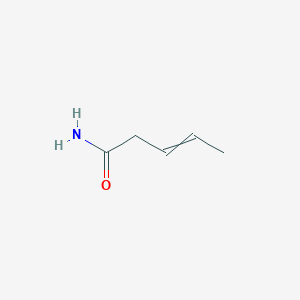 molecular formula C5H9NO B1396555 3-戊烯酰胺，(E)- CAS No. 133099-99-7