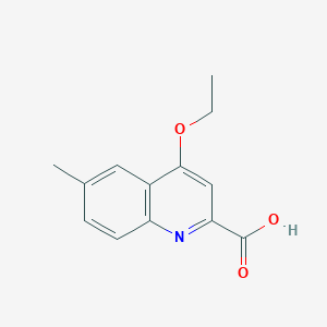 4-Ethoxy-6-methylquinoline-2-carboxylic acid