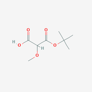 molecular formula C8H14O5 B1396559 3-(Tert-butoxy)-2-methoxy-3-oxopropanoic acid CAS No. 87545-71-9