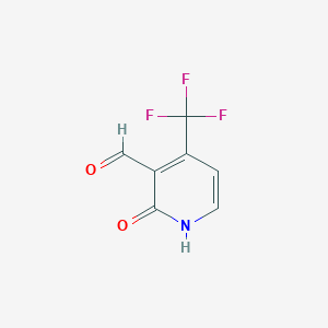 molecular formula C7H4F3NO2 B1396562 2-Hydroxy-4-(trifluoromethyl)nicotinaldehyde CAS No. 1228898-34-7