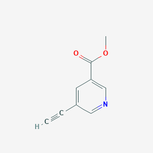 molecular formula C9H7NO2 B1396574 Methyl 5-ethynylnicotinate CAS No. 154498-29-0