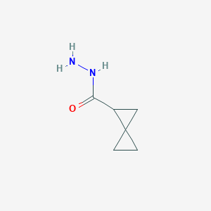 molecular formula C6H10N2O B13965748 Spiro[2.2]pentane-1-carbohydrazide CAS No. 6142-70-7