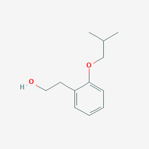 molecular formula C12H18O2 B1396578 2-iso-Butoxyphenethyl alcohol CAS No. 1378825-15-0