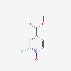molecular formula C7H6ClNO3 B1396580 Methyl 2-chloroisonicotinate 1-oxide CAS No. 164464-50-0