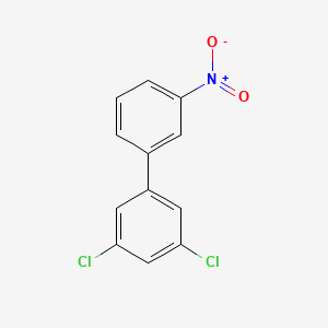 molecular formula C12H7Cl2NO2 B1396582 1,3-Dichloro-5-(3-nitrophenyl)benzene CAS No. 859940-64-0