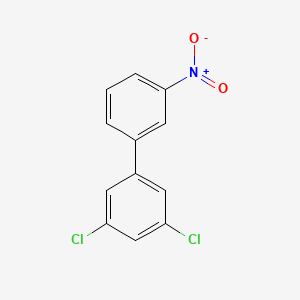 molecular formula C12H7Cl2NO2 B1396582 3,5-Dichloro-3'-nitro-1,1'-biphenyl CAS No. 859940-64-0