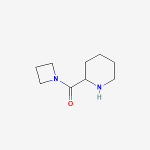 molecular formula C9H16N2O B1396584 2-(氮杂环丁烷-1-羰基)哌啶 CAS No. 1849187-83-2