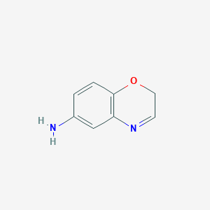 molecular formula C8H8N2O B13965850 2H-1,4-Benzoxazin-6-amine CAS No. 575472-93-4