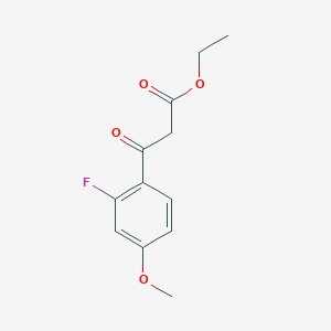 Ethyl 3-(2-fluoro-4-methoxyphenyl)-3-oxopropanoate