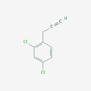 molecular formula C9H6Cl2 B1396587 2,4-二氯-1-(丙-2-炔-1-基)苯 CAS No. 1254784-87-6