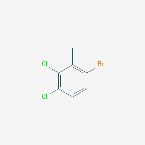 molecular formula C7H5BrCl2 B1396588 1-bromo-3,4-dichloro-2-methylbenzene CAS No. 1805023-65-7