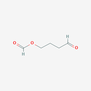 molecular formula C5H8O3 B13965947 4-Oxobutyl formate CAS No. 24350-41-2