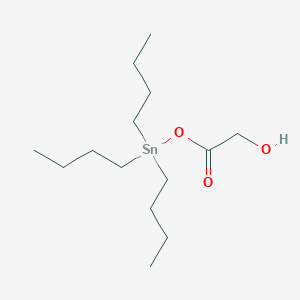 molecular formula C14H30O3Sn B13965983 (Glycoloyloxy)tributylstannane CAS No. 5847-48-3