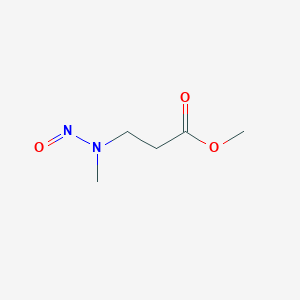 molecular formula C5H10N2O3 B013966 Methyl 3-[methyl(nitroso)amino]propanoate CAS No. 383417-47-8