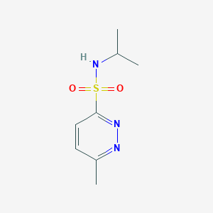 molecular formula C8H13N3O2S B13966087 N-isopropyl-6-methylpyridazine-3-sulfonamide 