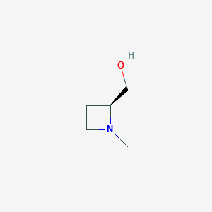 molecular formula C5H11NO B1396611 (S)-(1-Methylazetidin-2-yl)methanol CAS No. 1310411-24-5