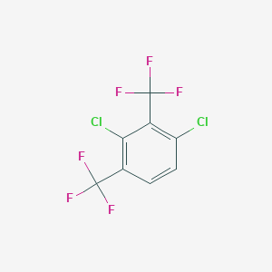 molecular formula C8H2Cl2F6 B1396612 1,3-Dichloro-2,4-bis(trifluoromethyl)benzene CAS No. 1221272-88-3