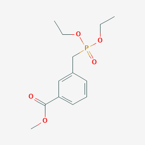 molecular formula C13H19O5P B1396614 3-(Diethoxy-phosphorylmethyl)-benzoic acid methyl ester CAS No. 96534-02-0