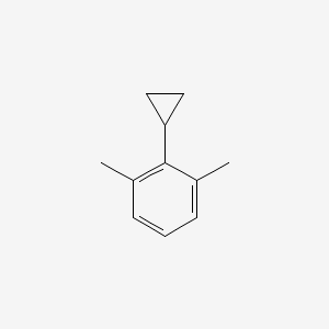 molecular formula C11H14 B1396618 2-Cyclopropyl-1,3-dimethylbenzene CAS No. 36825-29-3