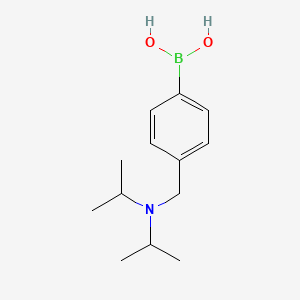 molecular formula C13H22BNO2 B1396620 (4-((Diisopropylamino)methyl)phenyl)boronic acid CAS No. 1025900-35-9